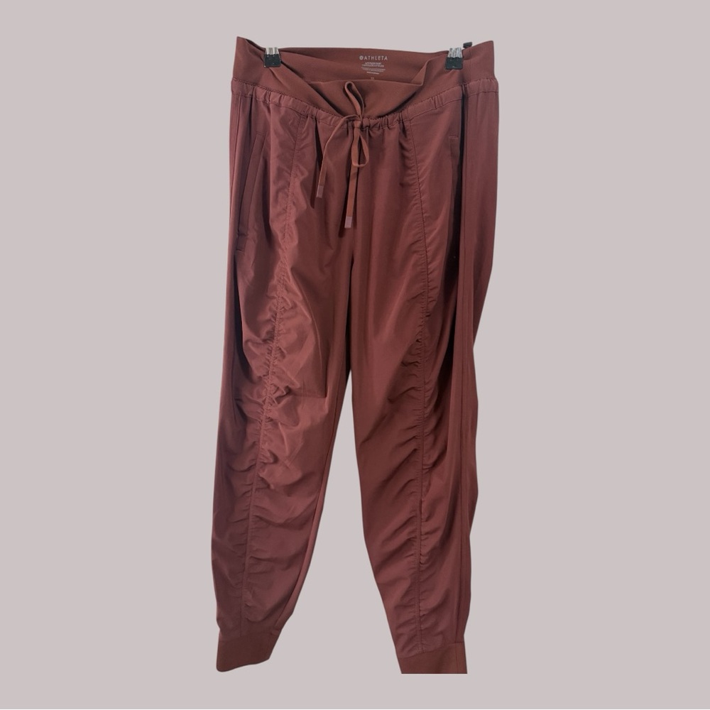 Athletica Woman’s Cherry Colored Workout Pants